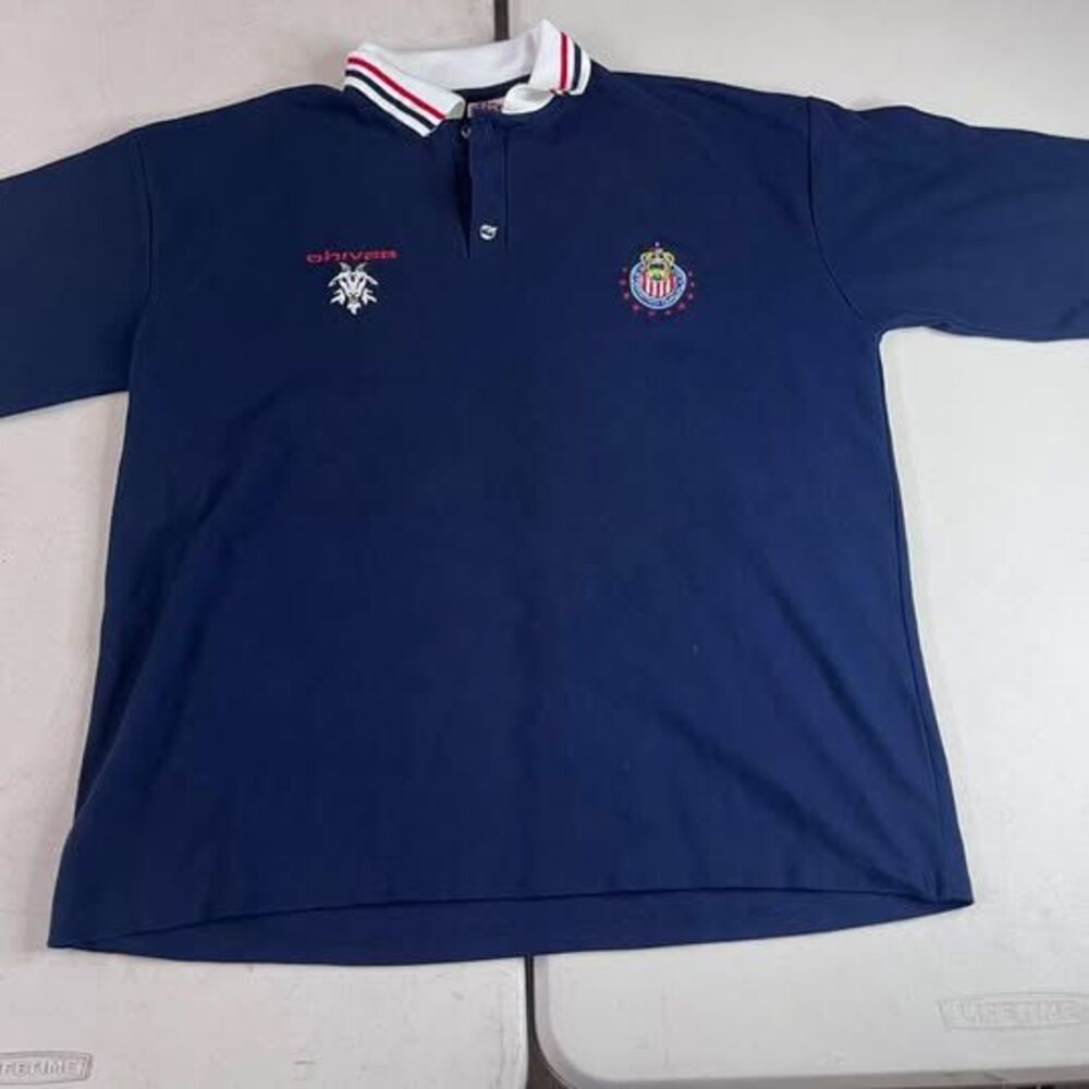Vintage Frack Sport Chivas de Guadalajara Polo Shirt